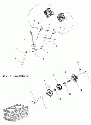 ENGINE EXHAUST VALVES and SOLENOID - S12BP8 / BV8 (49SNOWEXHAUSTVALVES12800RMK)