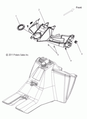 BODY CONSOLE - S12BF8GSA / GSL (49SNOWCONSOLE12800SB)