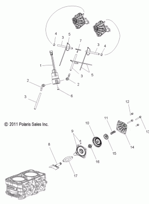 ENGINE EXHAUST VALVES and SOLENOID - S12BF8GSA / GSL (49SNOWEXHAUSTVALVES12800RMK)