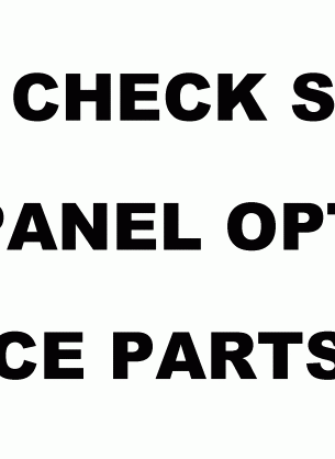 ACCESSORY SNOW CHECK SIDE PANEL OPTION - S12BS6NSA / NSB / NSC / NSL / NSM / NSP / NEL (49SNOWSNOWCHECKTEXT)