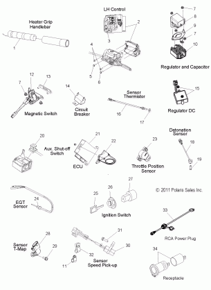 ELECTRICAL SWITCHES SENSORS and COMPONENTS - S12BS6NSA / NSB / NSC / NSL / NSM / NSP / NEL (49SNOWELECT12PR)