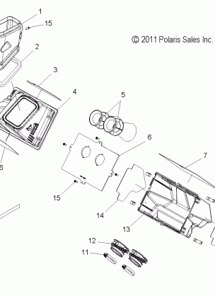 ENGINE AIR INTAKE SYSTEM - S12BS6NSA / NSB / NSC / NSL / NSM / NSP / NEL (49SNOWAIR12800SB)