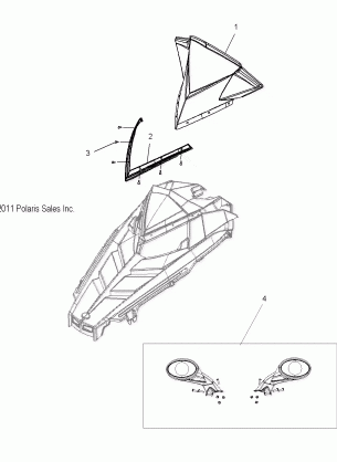 BODY WINDSHIELD - S12BS8 / BC8 ALL OPTIONS (49SNOWWINDSHLD12SBAD)