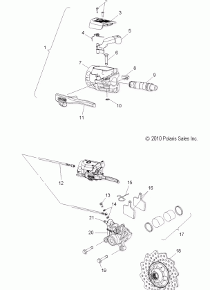 BRAKES BRAKE SYSTEM - S12BP6 ALL OPTIONS (49SNOWBRAKE11600PRO)