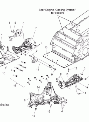 CHASSIS BULKHEAD ASM. - S11BF6NS / BD6NS ALL OPTIONS (49SNOWCHASSISFRT11PR)