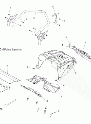 BODY BUMPER REAR and CLOSEOFF - S11BF6NS / BD6NS ALL OPTIONS (49SNOWBUMPERRR11RUSH)