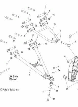 SUSPENSION CONTROL ARMS and SPINDLE - S11BF6NS / BD6NS ALL OPTIONS (49SNOWSUSPFRT11RUSH)