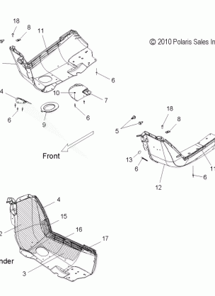 BODY FENDERS - S11PB5BSA / BSL / BEA (49SNOWFENDERS11550)