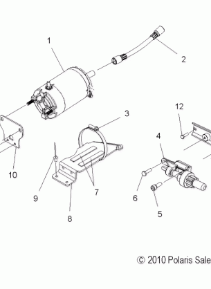 ENGINE STARTER MOTOR - S11PR5BSA / BSL / BEA / BSN (49SNOWSTARTER11550SHIFT)