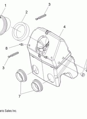 ENGINE AIR INTAKE SYSTEM - S11PT5BSL / BEL (49SNOWAIR09550SHIFT)