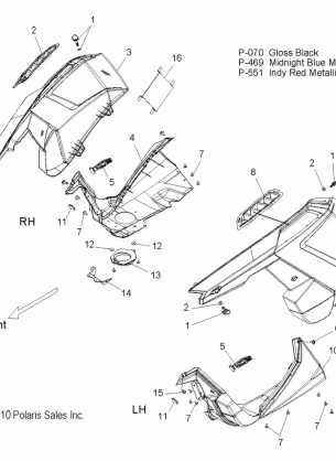 BODY FENDERS and SIDE PANELS - S11BF8 / BD8 ALL OPTIONS (49SNOWFENDERS1800PR)