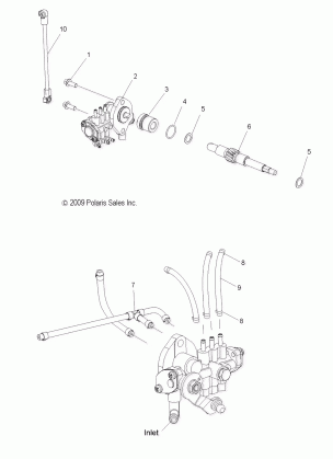 ENGINE OIL PUMP and LINES - S11BF8 / BD8 ALL OPTIONS (49SNOWOILPUMP10PR)