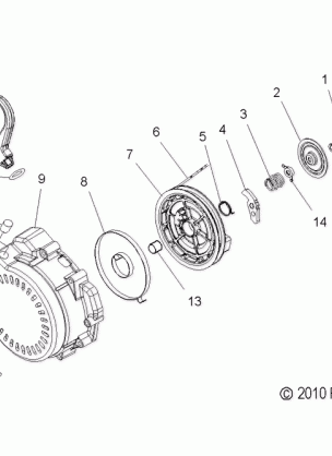 ENGINE RECOIL STARTER - S11BF8 / BD8 ALL OPTIONS (49SNOWRECOIL11PRMK)