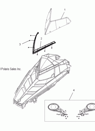 BODY WINDSHIELD - S11BF8 / BD8 ALL OPTIONS (49SNOWWINDSHLD11RUSH)