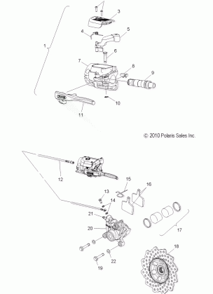 BRAKES BRAKE SYSTEM - S11BF8 / BD8 ALL OPTIONS (49SNOWBRAKE11800PR)