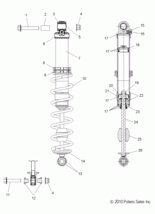 SUSPENSION SHOCK IFS - S11BF8 / BD8 ALL OPTIONS (49SNOWSHOCKIFS7043631)