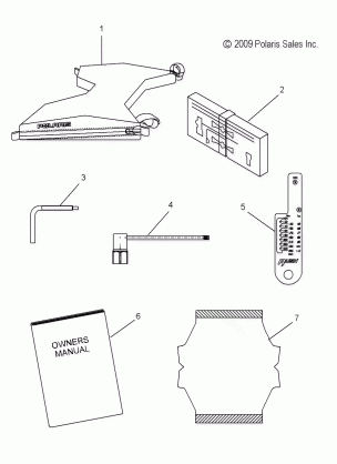 TOOLS TOOL KIT and OWNERS MANUAL - S11BF8 / BD8 ALL OPTIONS (49SNOWTOOL10PR)