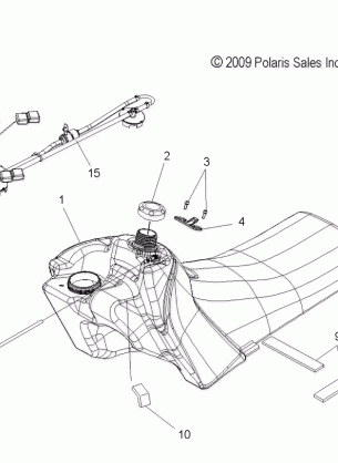 FUEL SYSTEM FUEL TANK ASM. - S11PT7FSL (49SNOWFUEL10FSTTRG)