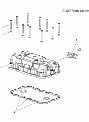 ENGINE VALVE COVER - S11PU7ESL / EEL (49SNOWVALVECVR08IQTRBO)