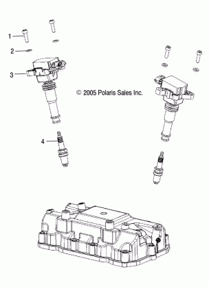 ELECTRICAL IGNITION COILS and SPARK PLUGS - S11PU7ESL / EEL (4997479747D06)