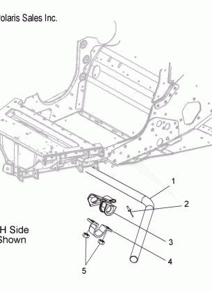 SUSPENSION SWAY BAR - S11PU7ESL / EEL (49SNOWSWAYBAR09WIDE)