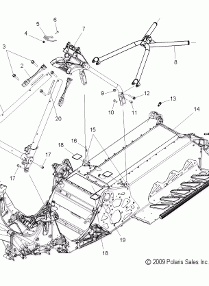 CHASSIS CHASSIS ASM. and OVER STRUCTURE - S11BP6 / BE6 ALL OPTIONS (49SNOWCHASSISFRT211800PR)