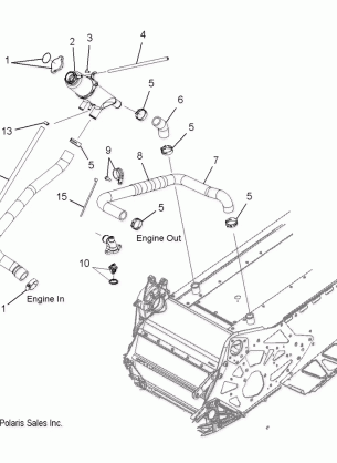 ENGINE COOLING SYSTEM - S11CG8 / CH8 ALL OPTIONS (49SNOWCOOLING11800PRMK)