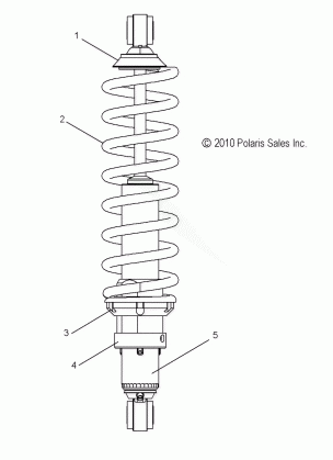 SUSPENSION SHOCK REAR - S11CM8GSA / GSB / GSL / GSM / GEA (49SNOWSHOCKREAR7043733)