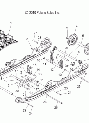 SUSPENSION REAR - S11MX6JSA / JEA (49SNOWSUSPRR11600RCR)