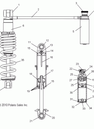 SUSPENSION SHOCK FRONT TRACK - S11MX6JSA / JEA (49SNOWSHOCKFRONT7043728)