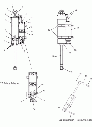 SUSPENSION SHOCK REAR TRACK - S11MX6JSA / JEA (49SNOWSHOCKIFS7043729)