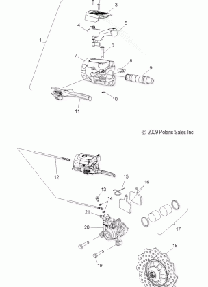 BRAKES BRAKE SYSTEM - S10BF6KSL / KSA / KEA (49SNOWBRAKE10PR)