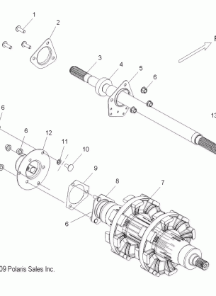 DRIVE TRAIN JACKSHAFT and DRIVESHAFT - S10BF6KSL / KSA / KEA (49SNOWDRIVETRAIN10PR)