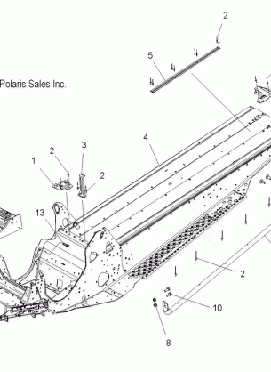 CHASSIS ASM. - S10PK6HSA / HSL / HEA / PM6HSA / HSL (49SNOWCHASSIS10600RMK)