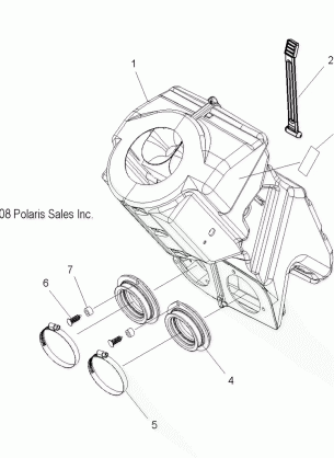 ENGINE AIR INTAKE SYSTEM - S10PL8ESA / EEA (49SNOWAIR09ASLT)