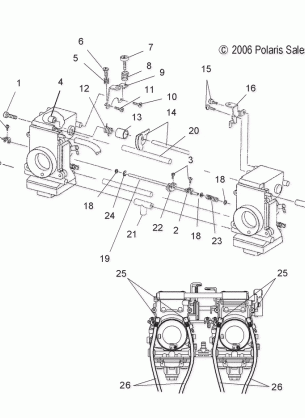 ENGINE CARBURETOR - S10MX6JSA / JEA (49SNOWCARBURETOR08600IQ)