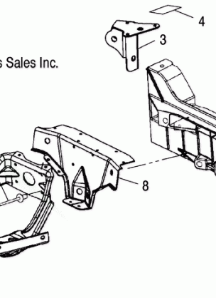 CHASSIS SHOCK TOWERS and PAN BRACE - S10NT5BSL / BSM / BEL / BSF (49SNOWTOWER09TRLTRG)