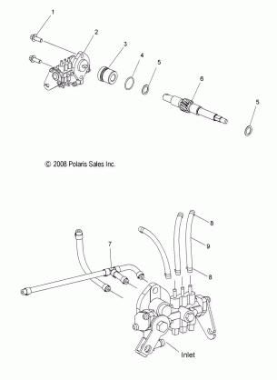 ENGINE OIL PUMP and LINES - S10PB8ESA / ESL (49SNOWOILPUMP09700RMK)