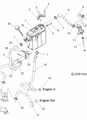 ENGINE OIL COOLING SYSTEM - S10PD7FSL (49SNOWOILTANK10FSTRG)