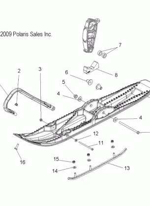 STEERING SKI ASM. - S10PG8 / PH8 ALL OPTIONS (49SNOWSKIASM10800RMK)