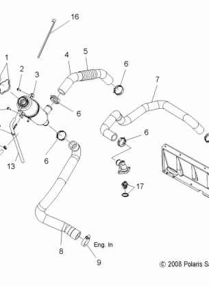 ENGINE COOLING SYSTEM - S10PG8 / PH8 ALL OPTIONS (49SNOWCOOLING09ASLT)