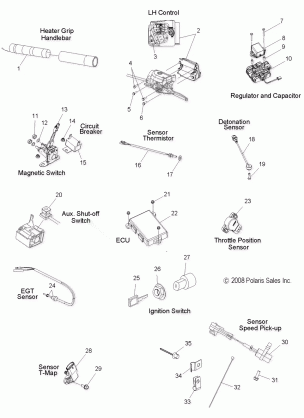 ELECTRICAL SWITCHES SENSORS and COMPONENTS - S09PR6HSL / PS6HSL / HEL (49SNOWELECT09600IQ)