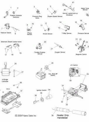 ELECTRICAL SENSORS SWITCHES and COMPONENTS - S09PR7FS / FE (49SNOWSENSOR09TRBODRGN)