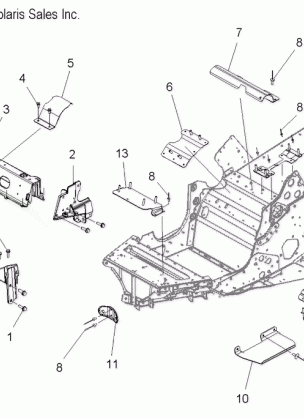 CHASSIS FRONT - S09PT7ES / EE / FS (49SNOWCHASSISFRT09FSTRG)