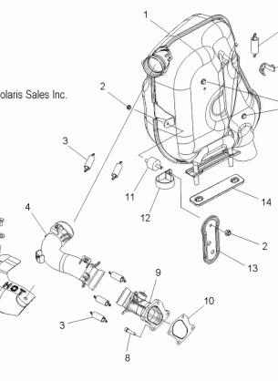 ENGINE EXHAUST (FST) - S09PT7FS (49SNOWEXHAUST09FSTTRG)