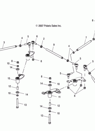 STEERING LOWER - S09NJ5BS / BSF / BSL / BE (49SNOWSTEERING08TRLRMK)