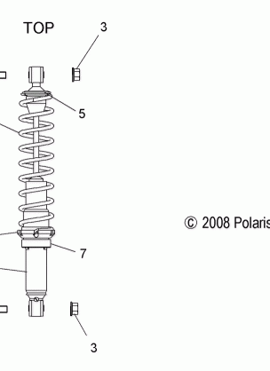 SUSPENSION SHOCK IFS - S09NJ5BS / BSF / BSL / BE (49SNOWSHOCKIFS7042197)