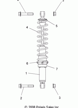 SUSPENSION SHOCK IFS - S09NT5BS / BE / BSF / NU5BS / BE (49SNOWSHOCKIFS7041918)