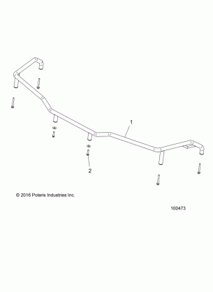 BODY FRONT RACK EXTENDER - A17S6E57A1