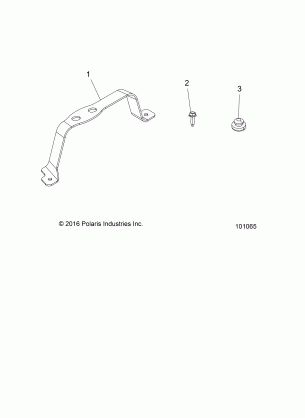 ENGINE AIR INTAKE SYSTEM SUPPORT BRACKET - A17S6E57A1